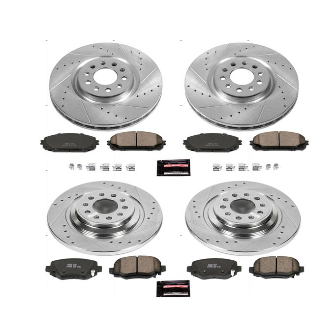 PWR-K6541, PowerStop Z23 Evolution Sport Brake Upgrade Kits for 2014-2015 CHEROKEE - K6541 في الإمارات العربية المتحدة, دبي. Condition - new. Price 1,880 AED. Photo, seller contacts | AUTO.AE