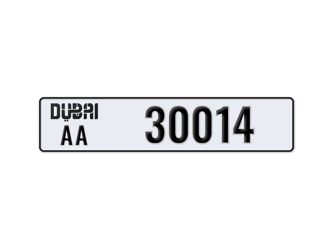 لوحة السيارة AA 30014 للبيع في في دبي. 5-رقما – سيارة خاصة | AUTO.AE | إعلان #251412