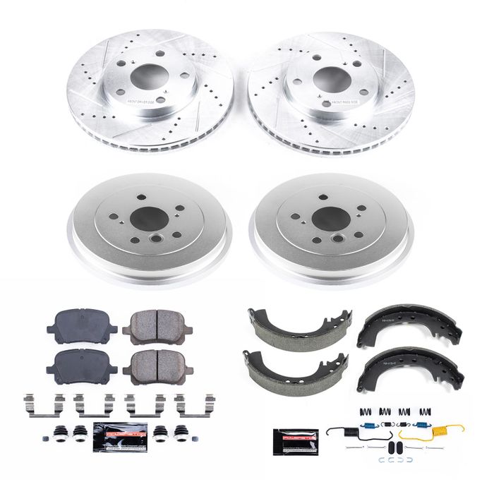 PWR-K15065DK, PowerStop Z23 Evolution Sport Disc and Drum Brake Upgrade Kits for 2002-2003 SOLARA - K15065DK в ОАЭ, Дубай. Состояние - новое. Цена 1 560 AED. Фото, контакты продавца | AUTO.AE