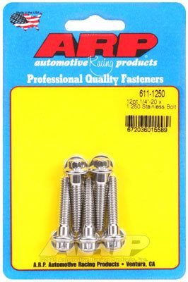 611-1250, ARP 611-1250 SAE Bolt Kit 1/4-20 x 1.250 12pt SS bolts в ОАЭ, Дубай. Состояние - новое. Цена 190 AED. Фото, контакты продавца | AUTO.AE