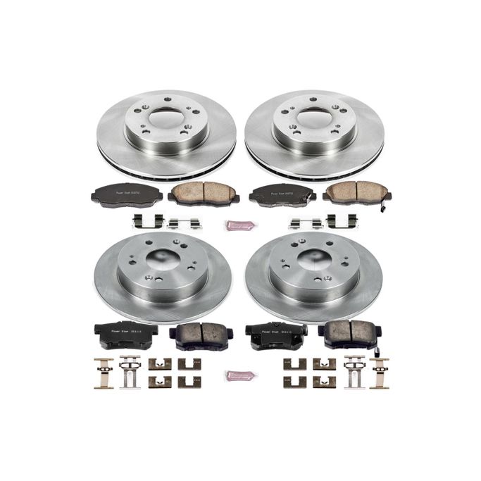 PWR-KOE2385, PowerStop Z17 Evolution Plus Stock Replacement Brake Kits for 2006-2011 CIVIC - KOE2385 в ОАЭ, Дубай. Состояние - новое. Цена 850 AED. Фото, контакты продавца | AUTO.AE