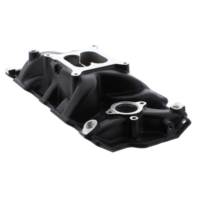 SUM-226060-B, Summit Racing™ Black Cast Aluminum SBC Intake Manifold SUM-226060-B في الإمارات العربية المتحدة, دبي. Condition - new. Price 990 AED. Photo, seller contacts | AUTO.AE