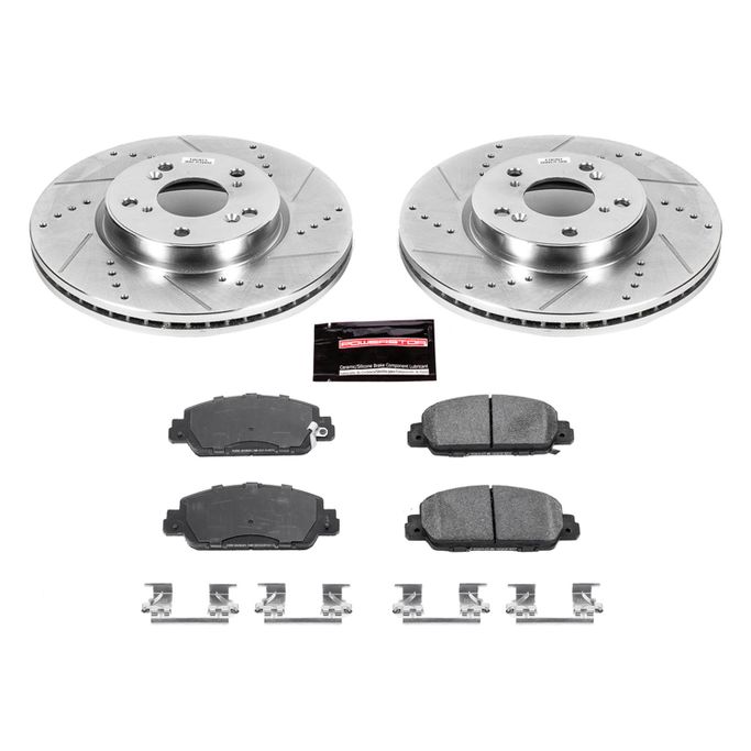PWR-K6777, PowerStop Z23 Evolution Sport Brake Upgrade Kits for 2013-2017 ACCORD, 2016-2022 HR-V - K6777 in UAE, Dubai. Condition - new. Price ⁦1,040 AED⁩. Photo, seller contacts | AUTO.AE