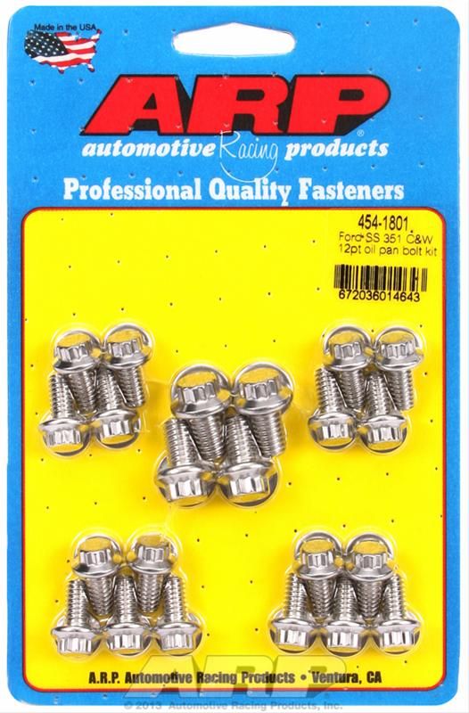ARP-454-1801, ARP Oil Pan Bolt Kits 454-1801 in UAE, Dubai. Condition - new. Price 280 AED. Photo, seller contacts | AUTO.AE