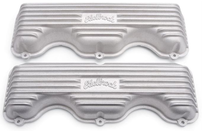 EDL-41409, Edelbrock Classic Cast Aluminum Valve Covers 41409 في الإمارات العربية المتحدة, دبي. Condition - new. Price 1,690 AED. Photo, seller contacts | AUTO.AE