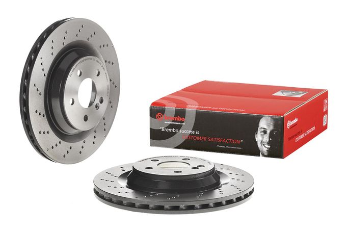 BBO-09-B842-41, Brembo Prime UV Coated Brake Rotors for 2003-2008 SL55 AMG, 2009-2012 SL63 AMG, 2009-2011 SL65 AMG - 09.B842.41 в ОАЭ, Дубай. Состояние - новое. Цена ⁦540 AED⁩. Фото, контакты продавца | AUTO.AE