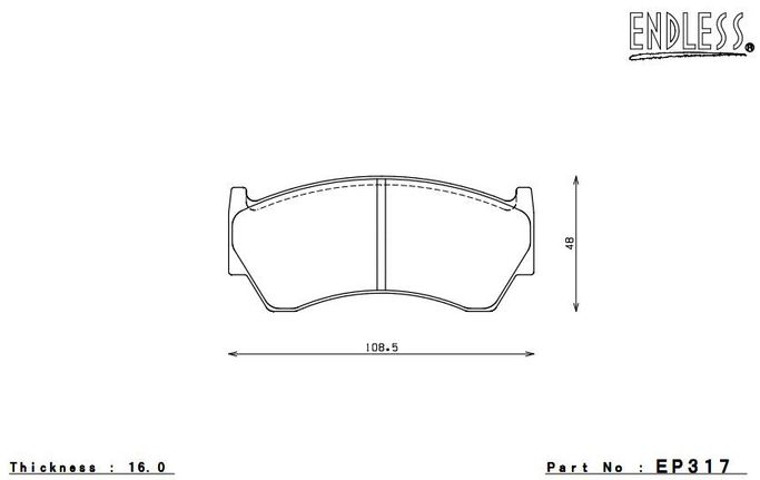 EP317MA45B, ENDLESS EP317MA45B Front brake pads MITSUBISHI EVO V-IX/OUTLANDER/MONTERO SP/GALLANT 3000 في الإمارات العربية المتحدة, دبي. Condition - new. Price ⁦1,900 AED⁩. Photo, seller contacts | AUTO.AE