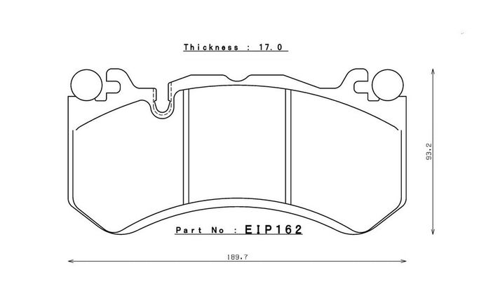 EIP162N35S, ENDLESS EIP162N35S Front brake pads AUDI RS6(C6)/MERCEDES-Benz E63/E63/CLS63/SL55/SL63/SL65 в ОАЭ, Дубай. Состояние - новое. Цена 1 930 AED. Фото, контакты продавца | AUTO.AE