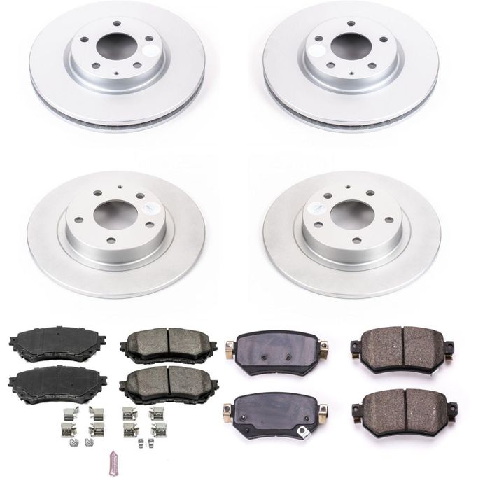 PWR-CRK8067, PowerStop Z17 Evolution Plus GEOMET Coated Brake Kits for 2016-2018 6 - CRK8067 в ОАЭ, Дубай. Состояние - новое. Цена 1 340 AED. Фото, контакты продавца | AUTO.AE