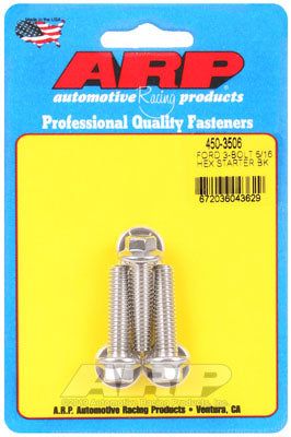 450-3506, ARP 450-3506 Starter Bolt Kit for Ford 3-bolt 5/16. hex في الإمارات العربية المتحدة, دبي. Condition - new. Price 170 AED. Photo, seller contacts | AUTO.AE