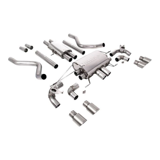 SSXLR180, MILLTEK SSXLR180 Cat-Back Exhaust, 2.76" (Brushed Titanium GT-90 Trims) for LAND ROVER Defender 110 P525 Non-OPF/GPF 2021- в ОАЭ, Дубай. Состояние - новое. Цена ⁦21 310 AED⁩. Фото, контакты продавца | AUTO.AE