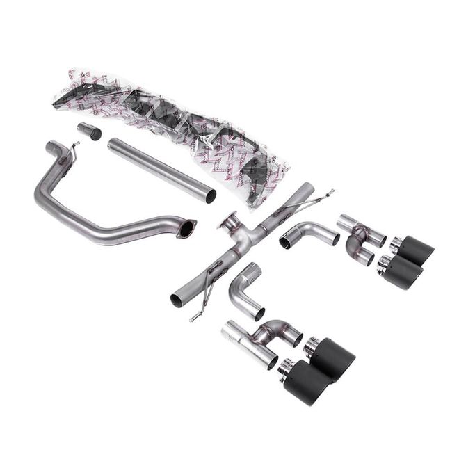 SSXVW696, MILLTEK SSXVW696 Cat-Back Exhaust, 3.15" (Carbon JET-115 Tips) for VW Golf GTI (MK8) в ОАЭ, Дубай. Состояние - новое. Цена ⁦15 060 AED⁩. Фото, контакты продавца | AUTO.AE