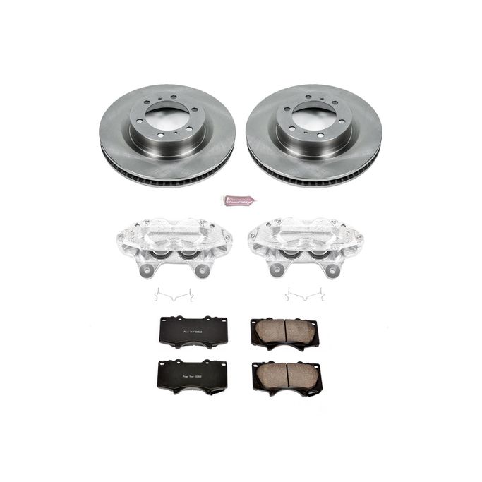 PWR-KCOE5873, PowerStop Z17 Evolution Plus Stock Replacement Brake Kits with Calipers for 2010-2015 4RUNNER, GX460 - KCOE5873 in UAE, Dubai. Condition - new. Price 1,960 AED. Photo, seller contacts | AUTO.AE