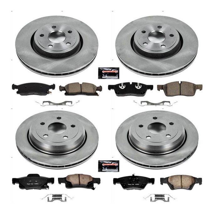 PWR-KOE7136, PowerStop Z17 Evolution Plus Stock Replacement Brake Kits for 2021-2024 DURANGO, 2016-2021 GRAND CHEROKEE, 2022 GRAND CHEROKEE WK - KOE7136 в ОАЭ, Дубай. Состояние - новое. Цена ⁦2 070 AED⁩. Фото, контакты продавца | AUTO.AE