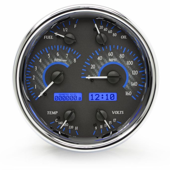 DAK-VHX1019CB, Dakota Digital VHX Series Universal Round Analog Gauge Kits VHX-1019-C-B في الإمارات العربية المتحدة, دبي. Condition - new. Price ⁦4,520 AED⁩. Photo, seller contacts | AUTO.AE