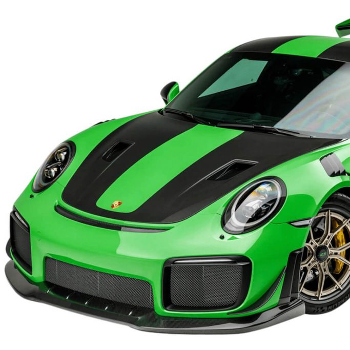 POV2021, VORSTEINER POV2021 Front Spoiler (Satin Carbon) for PORSCHE 911 GT2RS (991) 2017-2019 في الإمارات العربية المتحدة, دبي. Condition - new. Price 43,550 AED. Photo, seller contacts | AUTO.AE