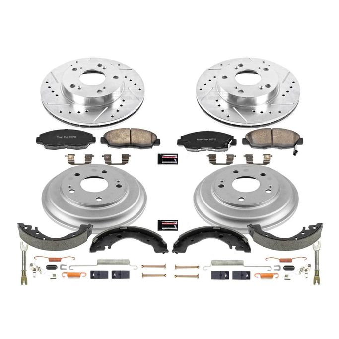 PWR-K15241DK, PowerStop Z23 Evolution Sport Disc and Drum Brake Upgrade Kits for 2006-2011 CIVIC - K15241DK in UAE, Dubai. Condition - new. Price 1,380 AED. Photo, seller contacts | AUTO.AE