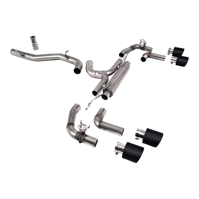 SSXVW671, MILLTEK SSXVW671 Cat-Back Exhaust, 3.15" (Carbon JET-115 Trims) for VW Golf R (MK8) في الإمارات العربية المتحدة, دبي. Condition - new. Price ⁦16,450 AED⁩. Photo, seller contacts | AUTO.AE