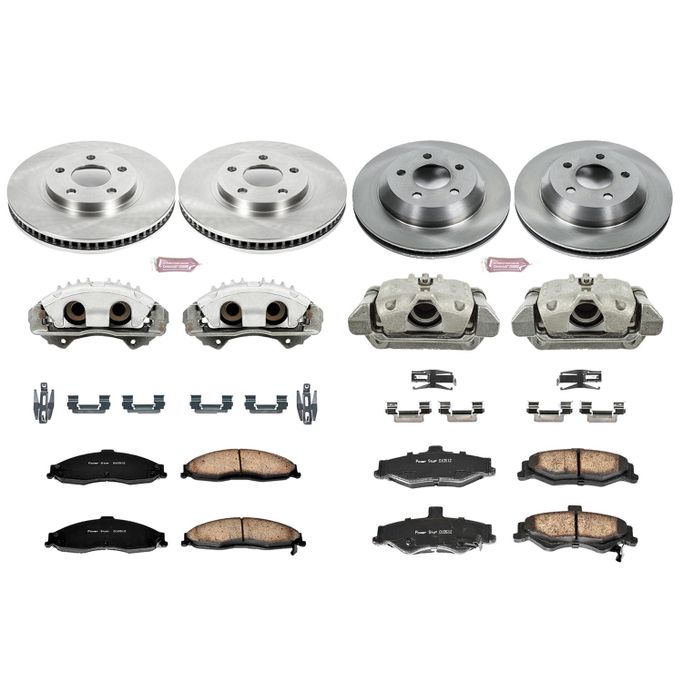 PWR-KCOE1548, PowerStop Z17 Evolution Plus Stock Replacement Brake Kits with Calipers for 1998-2002 CAMARO, FIREBIRD - KCOE1548 in UAE, Dubai. Condition - new. Price 2,970 AED. Photo, seller contacts | AUTO.AE