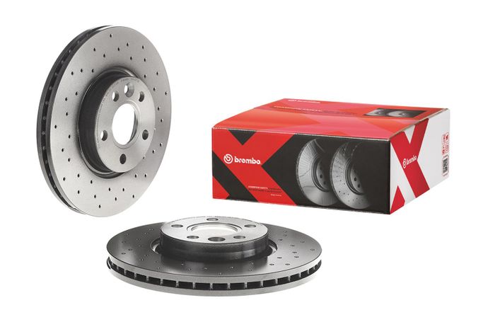 BBO-09-A427-1X, Brembo Xtra Drilled Performance Rotors 09.A427.1X в ОАЭ, Дубай. Состояние - новое. Цена 390 AED. Фото, контакты продавца | AUTO.AE