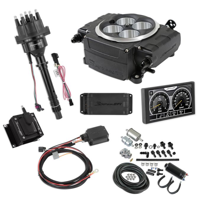 SNE-5505115PKSBC, Holley Sniper 2 EFI 650 HP Inline Pump Fuel Injection Systems with Power Distribution Module 550-511-5PK-SBC في الإمارات العربية المتحدة, دبي. Condition - new. Price 11,820 AED. Photo, seller contacts | AUTO.AE
