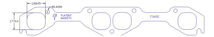 FOG-7345S, Flatout Gaskets Header Gaskets 7345S in UAE, Dubai. Condition - new. Price 240 AED. Photo, seller contacts | AUTO.AE