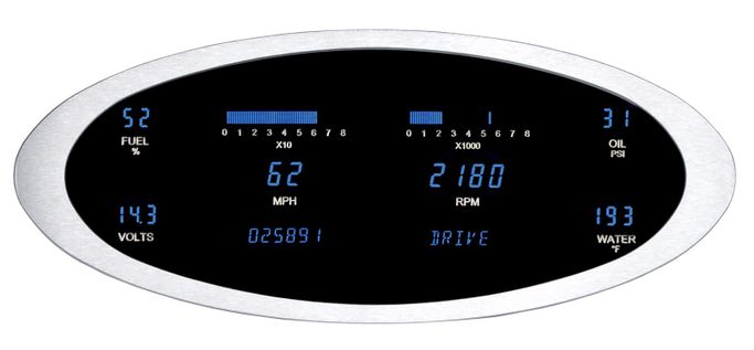 DAK-VFD31012B, Dakota Digital Elliptical Designer Series Digital Gauge Kits VFD3-1012-B في الإمارات العربية المتحدة, دبي. Condition - new. Price ⁦4,200 AED⁩. Photo, seller contacts | AUTO.AE
