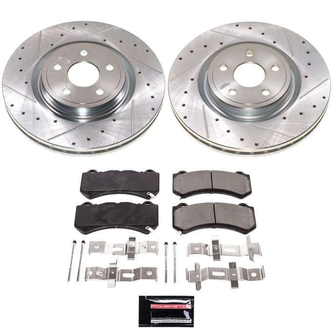 PWR-K8838, PowerStop Z23 Evolution Sport Brake Upgrade Kits for 2021-2024 DURANGO, 2021 GRAND CHEROKEE - K8838 في الإمارات العربية المتحدة, دبي. Condition - new. Price ⁦1,590 AED⁩. Photo, seller contacts | AUTO.AE