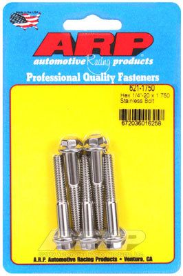 621-1750, ARP 621-1750 SAE Bolt Kit 1/4-20 x 1.750 hex SS bolts في الإمارات العربية المتحدة, دبي. Condition - new. Price 210 AED. Photo, seller contacts | AUTO.AE