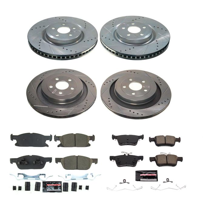PWR-K8543, PowerStop Z23 Evolution Sport Brake Upgrade Kits for 2019-2024 EDGE - K8543 in UAE, Dubai. Condition - new. Price 2,120 AED. Photo, seller contacts | AUTO.AE