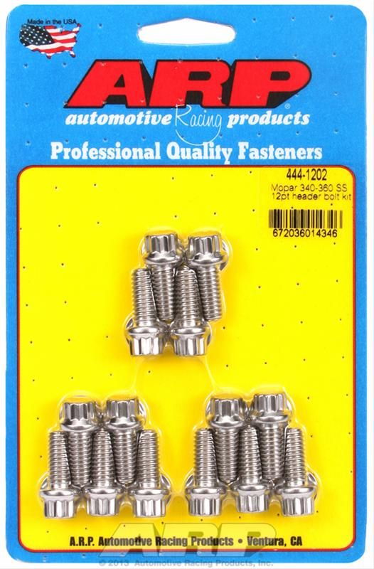 ARP-444-1202, ARP Stainless Steel Header Bolts 444-1202 in UAE, Dubai. Condition - new. Price 120 AED. Photo, seller contacts | AUTO.AE