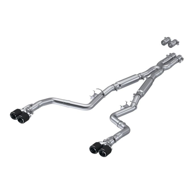 S71133CF, MBRP S71133CF Cat-Back 3" Armor Pro (T304 Stainless Steel / Dual Quad Tips with Carbon Tips) for DODGE Challenger 5.7 / 6.2L / 6.4L 2015-2023 в ОАЭ, Дубай. Состояние - новое. Цена ⁦8 210 AED⁩. Фото, контакты продавца | AUTO.AE