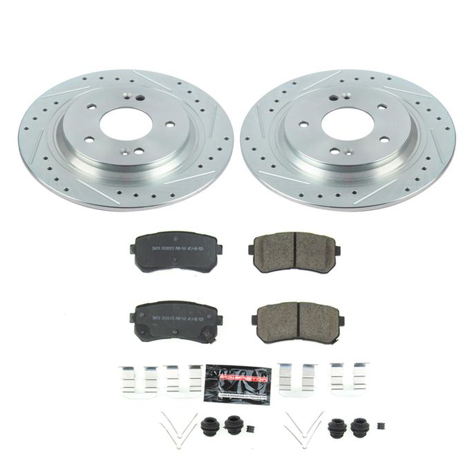 PWR-K8306, PowerStop Z23 Evolution Sport Brake Upgrade Kits for 2018-2023 KONA, 2021-2023 SELTOS - K8306 в ОАЭ, Дубай. Состояние - новое. Цена ⁦580 AED⁩. Фото, контакты продавца | AUTO.AE