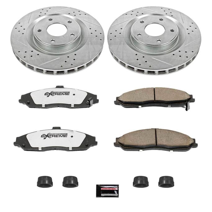 PWR-K1417-26, PowerStop Z26 Street Warrior Brake Upgrade Kits for 2005-2013 CORVETTE, 2005-2007 XLR - K1417-26 в ОАЭ, Дубай. Состояние - новое. Цена ⁦1 470 AED⁩. Фото, контакты продавца | AUTO.AE