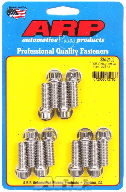 ARP-334-2102, ARP Stainless Steel Intake Manifold Bolt Kits 334-2102 в ОАЭ, Дубай. Состояние - новое. Цена 160 AED. Фото, контакты продавца | AUTO.AE