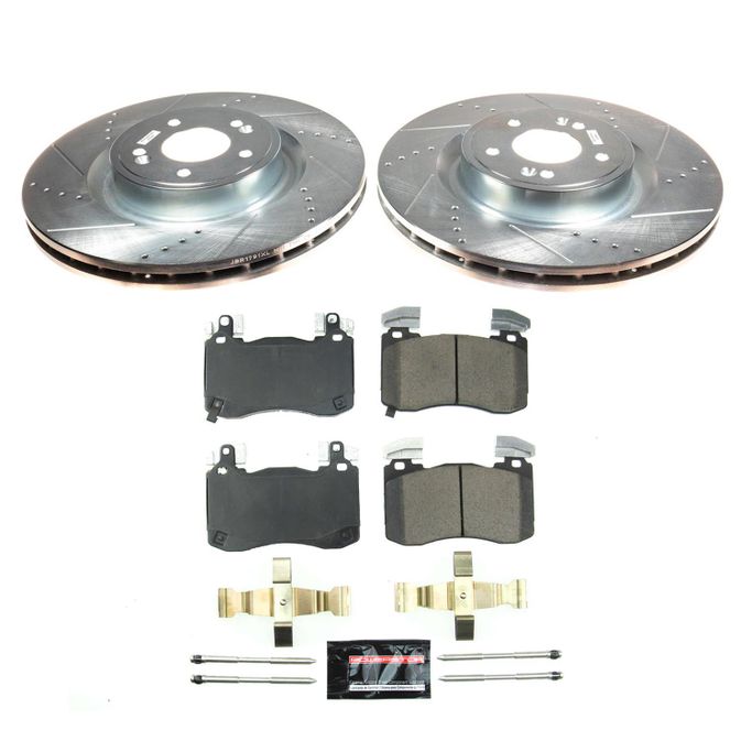 PWR-K8270, PowerStop Z23 Evolution Sport Brake Upgrade Kits for 2019-2022 G70, 2018-2022 STINGER - K8270 في الإمارات العربية المتحدة, دبي. Condition - new. Price ⁦1,540 AED⁩. Photo, seller contacts | AUTO.AE
