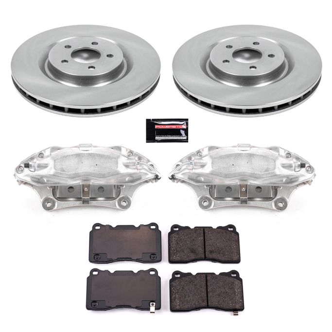 PWR-KCOE4547, PowerStop Z17 Evolution Plus Stock Replacement Brake Kits with Calipers for 2007-2014 MUSTANG - KCOE4547 في الإمارات العربية المتحدة, دبي. Condition - new. Price 2,350 AED. Photo, seller contacts | AUTO.AE
