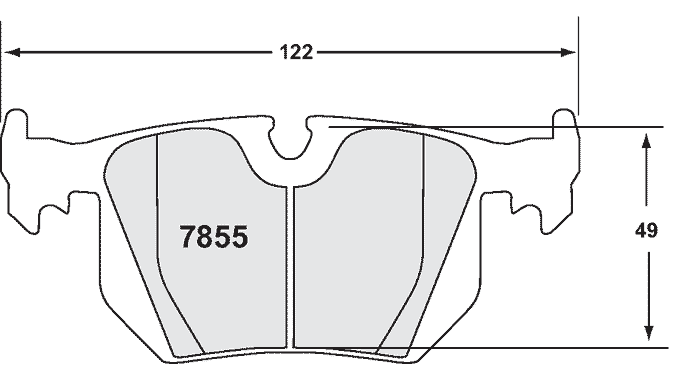 7855.01.16.44, PFC 7855.01.16.44 Rear brake pads RACE 01 CMPD 16mm BMW M3 2000-06 E46 in UAE, Dubai. Condition - new. Price 1,910 AED. Photo, seller contacts | AUTO.AE