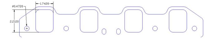 FOG-8093-2, Flatout Gaskets Intake Gaskets 8093.2 в ОАЭ, Дубай. Состояние - новое. Цена 280 AED. Фото, контакты продавца | AUTO.AE