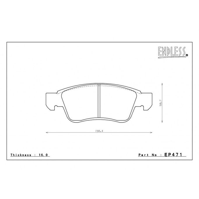 EP471SSY, ENDLESS EP471SSY Front brake pads INFINITI G35/FX35 2009+ (non-Akebono) في الإمارات العربية المتحدة, دبي. Condition - new. Price ⁦720 AED⁩. Photo, seller contacts | AUTO.AE