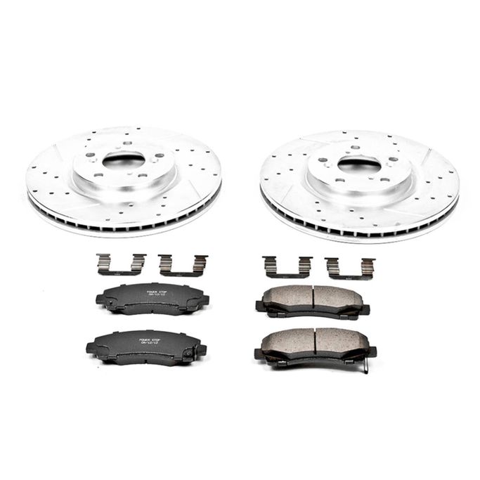 PWR-K5855, PowerStop Z23 Evolution Sport Brake Upgrade Kits for 2009-2014 TL - K5855 в ОАЭ, Дубай. Состояние - новое. Цена 1 110 AED. Фото, контакты продавца | AUTO.AE