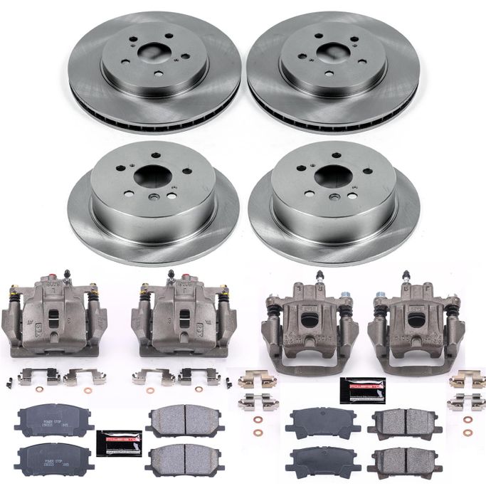 PWR-KCOE4530, PowerStop Z17 Evolution Plus Stock Replacement Brake Kits with Calipers for 2004-2006 RX330, 2007-2009 RX350 - KCOE4530 في الإمارات العربية المتحدة, دبي. Condition - new. Price 2,660 AED. Photo, seller contacts | AUTO.AE
