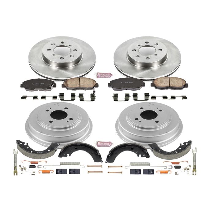 PWR-KOE15087DK, PowerStop Autospecialty Stock Replacement Disc and Drum Brake Kits for 2001-2005 CIVIC - KOE15087DK في الإمارات العربية المتحدة, دبي. Condition - new. Price ⁦1,130 AED⁩. Photo, seller contacts | AUTO.AE