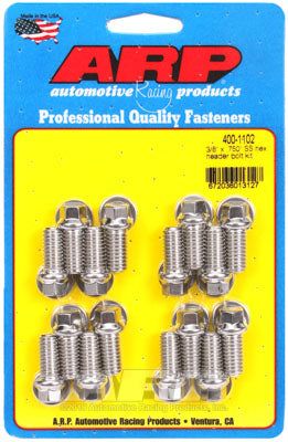 400-1102, ARP 400-1102 Header Bolt & Stud Kit for Chevrolet Big Block & Ford. 0.750˝ UHL in UAE, Dubai. Condition - new. Price 270 AED. Photo, seller contacts | AUTO.AE