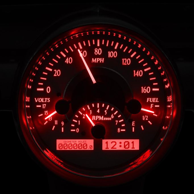 DAK-VHX-57C-S-R, Dakota Digital VHX Series Direct-Fit Analog Gauge Systems VHX-57C-S-R in UAE, Dubai. Condition - new. Price ⁦4,520 AED⁩. Photo, seller contacts | AUTO.AE