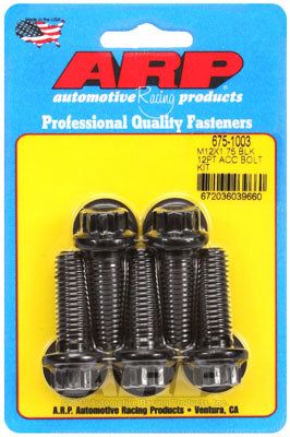 675-1003, ARP 675-1003 Metric Thread Bolt Kit M12 X 1.75 X 35 12pt black oxide bolts في الإمارات العربية المتحدة, دبي. Condition - new. Price 220 AED. Photo, seller contacts | AUTO.AE