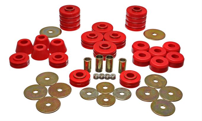 ENS-3-4105R, Energy Suspension Body Mount Bushings for 1973-1974 BLAZER, 1973-1977 JIMMY, 1975-1977 K5 BLAZER - 3.4105R in UAE, Dubai. Condition - new. Price ⁦820 AED⁩. Photo, seller contacts | AUTO.AE