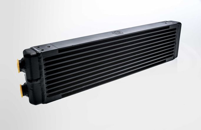 8110, CSF 8110 UNIVERSAL Dual-Pass Oil Cooler w/Direct Fitment for PORSCHE 911 center front oil cooler (RS Style) - M22 x 1.5 connections - 24L x 5.75H x 2.16W in UAE, Dubai. Condition - new. Price ⁦2,670 AED⁩. Photo, seller contacts | AUTO.AE
