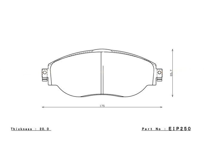 EIP250CCRg, ENDLESS EIP250CCRg Front brake pads AUDI S3 (8V)/VW GOLF R MK7/SKODA OCTAVIA RS A7/SEAT LEON CUPRA R in UAE, Dubai. Condition - new. Price ⁦1,270 AED⁩. Photo, seller contacts | AUTO.AE