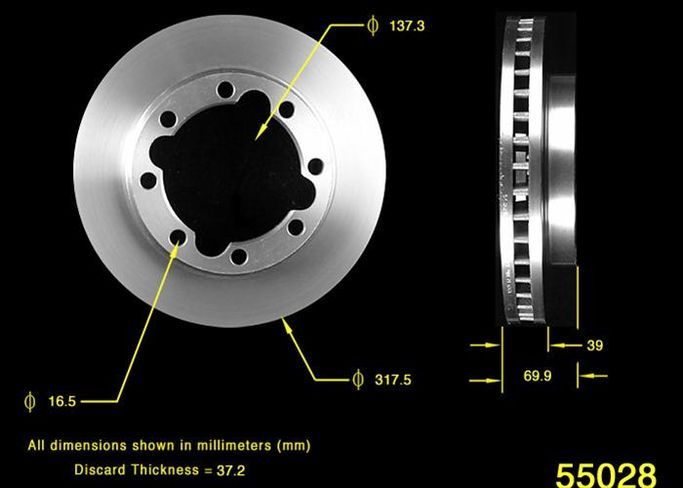 BEN-PRT1770, Bendix Brakes Global Brake Rotors PRT1770 in UAE, Dubai. Condition - new. Price 320 AED. Photo, seller contacts | AUTO.AE